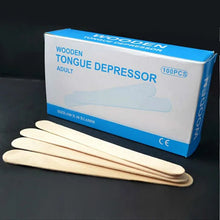 将图片加载到图库查看器,50pcs/lot Wooden Waxing Wax Spatula Tongue Depressor Disposable Bamboo Sticks Tattoo Wax Medical Stick Beauty Health Tool