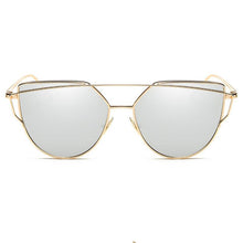 Load image into Gallery viewer, Luxury Vintage Modern Cat Eye Metal High Quality Frame With Miror Sunglasses For Women and Lady sunglasses With UV400 Protection