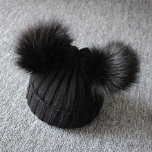 将图片加载到图库查看器,Trend Cute Newborn Baby Winter Warm Hats Infant Kids Girls Boys Knit Hat With Pompom Ball Beanie Caps For Girls