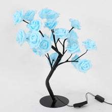 Load image into Gallery viewer, STEVVEX Rose Shaped Table Lamp Flower Rose Tree Decorative Light for Living Room Bedroom Kids Room/Decor Light
