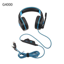 Load image into Gallery viewer, NEW STEVVEX Modern G2000 G9000 Gaming Headsets Big Headphones with Light Mic Stereo Earphones Deep Bass for PC Computer, Laptop and Gaming