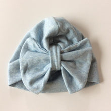 Load image into Gallery viewer, Baby Girl Hat Cotton Big Bow Cap For Baby Girls 2 Layer Butterfly Kids Caps Baby Beanie Winter Children's Hats