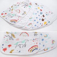Load image into Gallery viewer, Cotton Baby Burp Cloth For Toddlers Feeding Durable Apron Multi-use Saliva Towel Scarf And Bandana Bibs