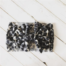 Load image into Gallery viewer, Modern Baby Headband Bow for Girl Leopard Headbands for Newborn Toddler Turban Baby Hair Accessories Design