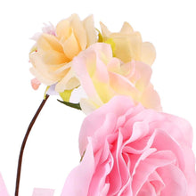 将图片加载到图库查看器,Luxury Handamde Mommy and Baby Flower Headband Large Flower Crown Mother Kids Flowers Headwear For Celebration