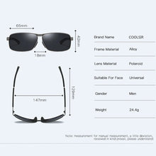 Load image into Gallery viewer, VEITHDIA Sunglasses Men Brand Designer Fashion Vintage Polarized UV400 Lens Male Sun Glasses Gafas Oculos De Sol Masculino 2490