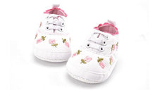 Load image into Gallery viewer, Baby Girl Shoes White Lace Soft Shoe Prewalker Walking Toddler Kids Shoes First Walker