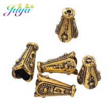 Load image into Gallery viewer, Juya 30pcs/Lot Wholesale DIY Women's Jewelry Findings Antique Gold/Silver Color Bead Caps For Tassels Earrings Jewelry Making
