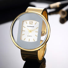 将图片加载到图库查看器,Women Watches New Luxury Brand Bracelet Watch Gold Silver Dial Lady Dress Quartz Clock Hot For Women and Girls