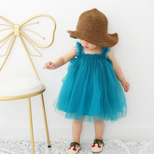 将图片加载到图库查看器,Baby Princess Summer Dress Birthday Party Dress For Girl and Babies Without Sleeveless For Kids and Baby Girl