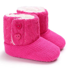将图片加载到图库查看器,Trend NEW Modern Fashion Anti Slip Modern Soft Sole Knitted Elegant Baby Boots Perfect For Baby Girls For Autmn and Winter Season
