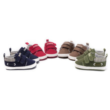 Load image into Gallery viewer, First Walkers Infant Babies Shoes Sole Soft Canvas Solid Footwear For Newborns Toddler Classic Style Sneakers