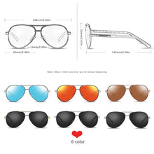 Load image into Gallery viewer, Luxury Elegant Universal Poalrized Fashion Sunglasses Hot Aviation and Pilot Retro Classic Style With Polarized UV400 Protection Driving Sun Glasses Male Oculos de sol