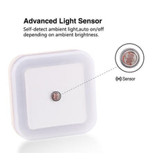 Load image into Gallery viewer, STEVVEX Wireless Sensor LED Night Light with EU and US Plug Mini Square Night Lights For Baby Room Bedroom Corridor Lamp multi purpose