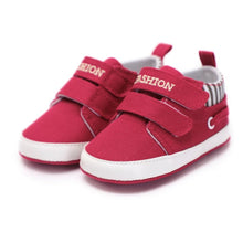 Load image into Gallery viewer, First Walkers Infant Babies Shoes Sole Soft Canvas Solid Footwear For Newborns Toddler Classic Style Sneakers