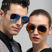 将图片加载到图库查看器,VEITHDIA Sunglasses Unisex Classic Driving Men Women Sports Polarized UV400 Mirror Lens Fashion Sun Glasses Eyewear For Male