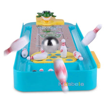 Load image into Gallery viewer, Mini Desktop Bowling Game Toy Funny Indoor Parent-Child Interactive Table Sports Game Toy Bowling Educational Gift For Kids