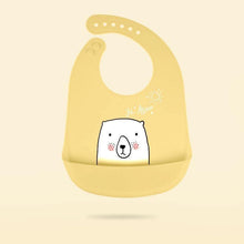 Load image into Gallery viewer, Bibs Waterproof Silicone Feeding Baby Saliva Towel Newborn Cartoon Aprons Baby Bibs Adjustable