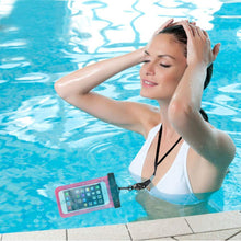 Load image into Gallery viewer, Universal Waterproof Pouch Case Cell Phones Portable Bag Swimming Bags Dry Case Cover For iPhone Under 6.5 inch Large Phone Dry Bag Waterproof Case for iPhone