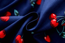 将图片加载到图库查看器,Luxury Modern Summer Girl Dress Children Kids Cherry Dress V-Back Dress Baby Cotton Kids Vest halter dress For Girls