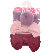 Load image into Gallery viewer, Nylon Baby Headband Bow Headbands For Cute Kids Girls Hair Girls Turban Hairband Children Bow