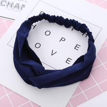 将图片加载到图库查看器,Cute Baby Girl Headbands Twisted Knotted Elastic Kids Hair Bands Turban Soft Children Head Bands for Baby Girls Hair Accessories