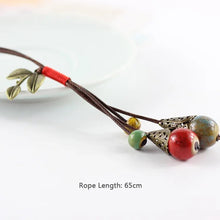 将图片加载到图库查看器,Miredo jewelry wholesale simple ceramic necklaces women's mothers gift necklace pendant free shipping #1463