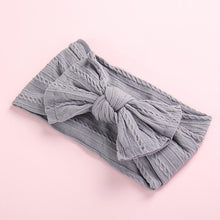 Load image into Gallery viewer, Modern Bowknot Baby Headband Elastic Turban Baby Girl Headbands Baby Girls Bow