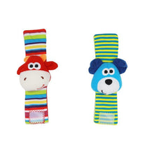 Load image into Gallery viewer, Colorful Wrist Rattles Infant Baby Kids Socks Rattle Toys Foot Socks Educational Toy High Quality Babies Gift