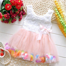 Load image into Gallery viewer, Kids Baby Girls Beautiful Flower Dress Princess Summer Sleeveless Mini Tutu Dress For Modern Baby Girls