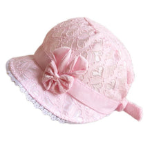 将图片加载到图库查看器,Baby Girl Summer Outdoor Beach Floral Lovely Lace Princess Bucket Sun Hat For Girls