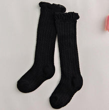 Load image into Gallery viewer, Modern Baby Girl Pure Cotton Summer High knee Mesh Breathable Cotton Long Girl Socks