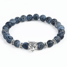 Load image into Gallery viewer, Modern Leopard Tiger Eye Lion Head Elegant Bracelet Owl Buddha Bead Luxury Bracelets Bangles Skull Charm Natural Stone Bracelet Yoga Jewelry For Men And Women