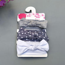 Load image into Gallery viewer, Modern 3PCS Set Floral Bows Baby Headband Dot Bowknot Cotton Hair Band Girls Hair Accessories For Girls