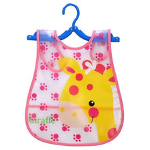 将图片加载到图库查看器,Adjustable Baby Bibs Waterproof Lunch Feeding Bibs Baby Cartoon Feeding Cloth Children Baby Bib for Kids