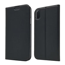 Load image into Gallery viewer, Lightweight Simple iPhone XS Case on for iPhone XS Max X XR 6S 5S 7 8 Plus 11 pro max Cover Luxury Wallet Magnet Flip Leather Cases Magnetic Closure PU Leather Phone Case Full Protective Cover for iPhone
