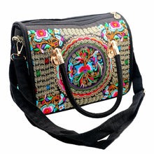 将图片加载到图库查看器,Women's Canvas Handbags Hot Sale Casual Shoulder Bag Floral Embroidered Ethnic Bag Vintage Messenger Bag Ladies Crossbody Bag