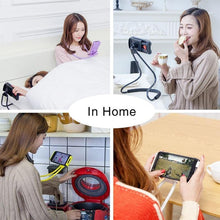 Load image into Gallery viewer, Universal Flexible Mobile Phone Holder Hanging Neck Lazy Necklace Bracket Bed 360 Degree Phones Holder Stand