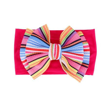 将图片加载到图库查看器,Modern Fashion Floral Headband Newborn Baby Elastic Hairbands Pearl Fresh Style Bow Knot For Girls