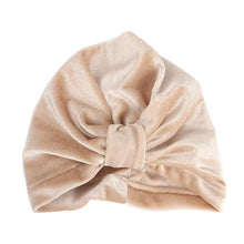 将图片加载到图库查看器,New Modern Baby Hat for Girls Autumn Winter Baby Cap Turban Great for Photography Props Elastic Infant Design