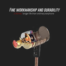 Load image into Gallery viewer, Luxury Earphone High Quality HiFi Sport Earbud Auricular Metal Fever Heavy Bass Copper HD Metal Bass Stereo earpiece Headphones