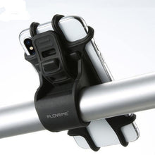 Load image into Gallery viewer, Black Bike Phone Holder Universal Motorcycle Bicycle Mobile Cell Phone Handlebar Stand