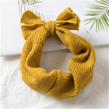 将图片加载到图库查看器,Modern Headbands Knitted Newborn Baby Bows Head Warm Headband Infant Toddler Hair Bow for Girls Kids