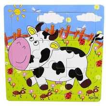 将图片加载到图库查看器,1 Pcs Animal Wooden Puzzles For Children In Wooden 3D Mosaic Puzzles Kids Educational Toys Design For Baby Birthday Gifts