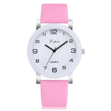将图片加载到图库查看器,Woman's Watch Fashion Simple White Quartz Wristwatches Sport Leather Band Casual Ladies Watches For Women and Girls