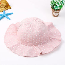 将图片加载到图库查看器,Baby Girl Summer Outdoor Beach Floral Lovely Lace Princess Bucket Sun Hat For Girls
