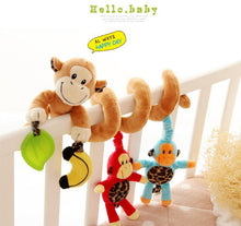 Load image into Gallery viewer, Stuffed Stroller Toys Animal Baby Crib Pram Bed Hanging Educational Infant Baby Rattle For Kids