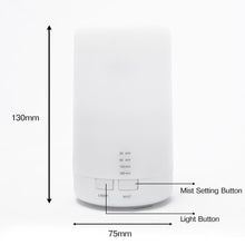 Load image into Gallery viewer, Mini Air Ultrasonic Humidifier USB Charging 5 Color Led Night Light Aromatherapy Essential Oil Aroma Diffuser For Home Car Office
