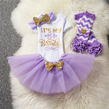 将图片加载到图库查看器,Baby First Birthday Outfits Tutu Tulle for 1 Year Party Fluffy Pink Communion Toddler Christening Gown Dresses For Girls