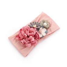 Load image into Gallery viewer, Baby Bow Hairband Elastic Headband Cute 3D Flower Stretch Turban Flower Head Wrap Princess Hair Accessories Bow For Baby